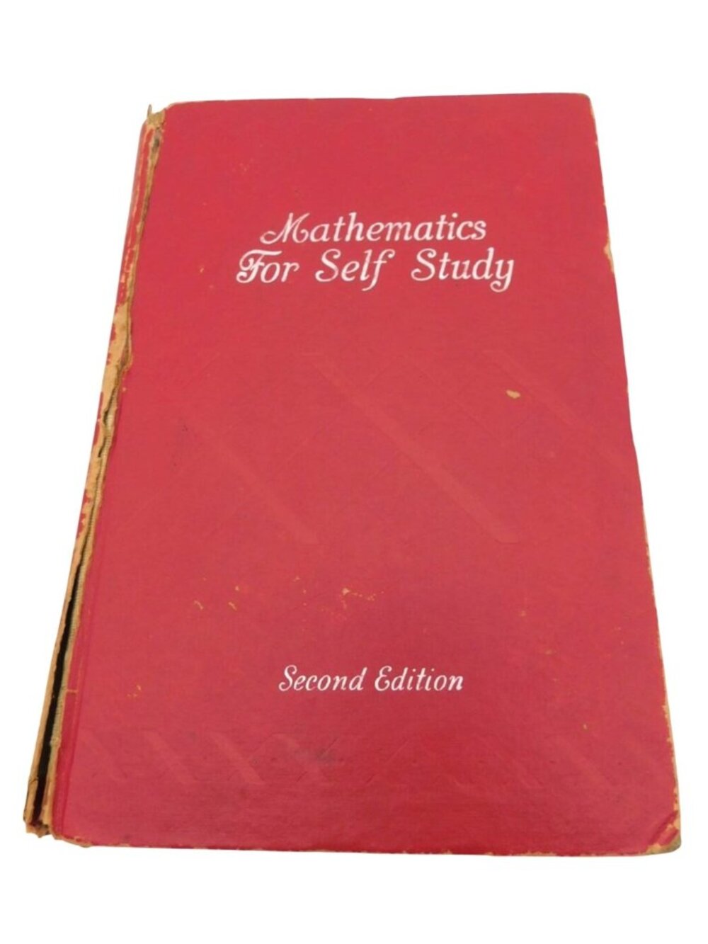 Mathematics For Self Study Second Edition Algebra HC Book Thompson 1946 FLAW